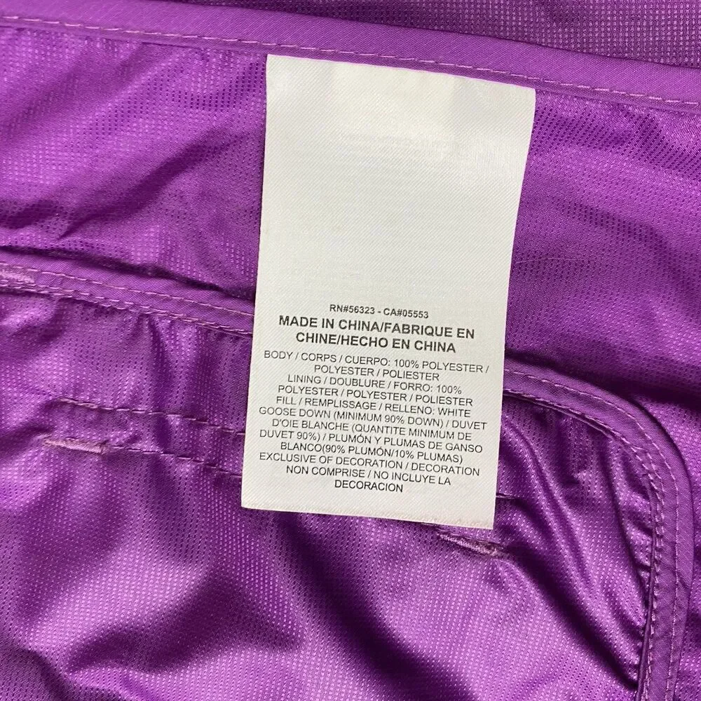 Nike Aeroloft Flash Vest Women's L Purple 800 Fill Down Running Dri-FIT 689260